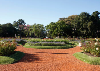¿Cómo se mantiene un jardín tan grande como El Rosedal de Palermo?