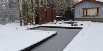 Paisajismo en el sur: Sara Krick germina proyectos sobre un paisaje de hielo en El Calafate