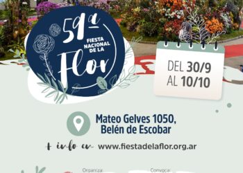 Llegó la primavera y con ella la infaltable Fiesta Nacional de la Flor en Escobar