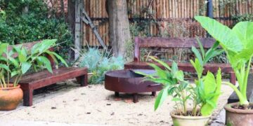 Así diseñó su espacio de fogonero Mary Joe Gardener