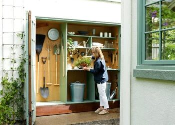 Las mejores ideas para crear lugares de guardado en tu patio o jardín