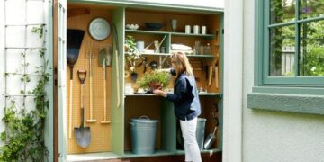 Las mejores ideas para crear lugares de guardado en tu patio o jardín